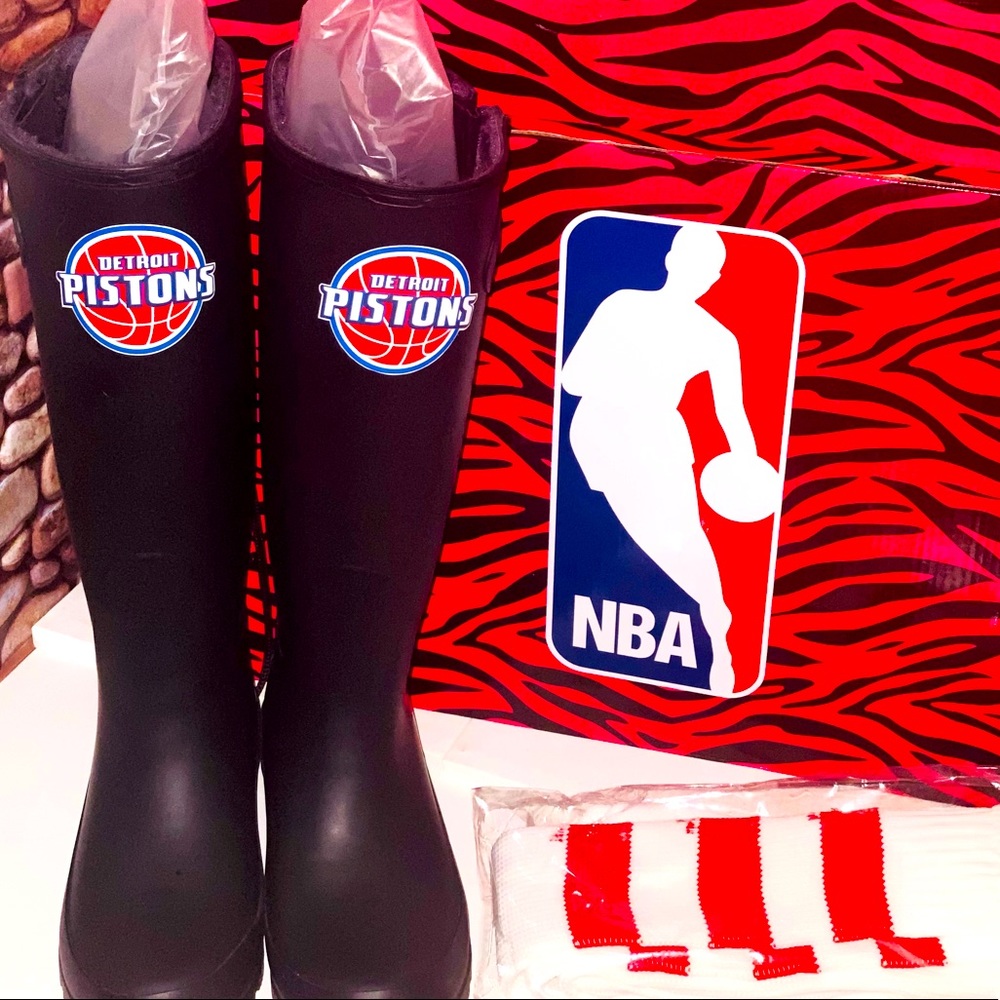Detroit Pistons Rain Boots (FRONTRUNNER)